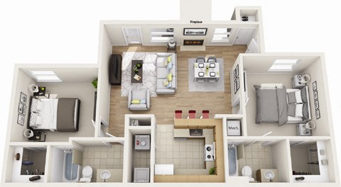 Phase II - 2 Bed 2 Bath